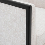 Alternate perspective of Chair Lauriston — Black, Ardent Cream, Dravon Cream finish (Image 6)