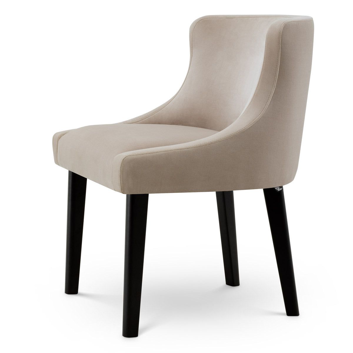 Angled view of Dining Chair Chavelle showing proportions and detailing (Image 3)