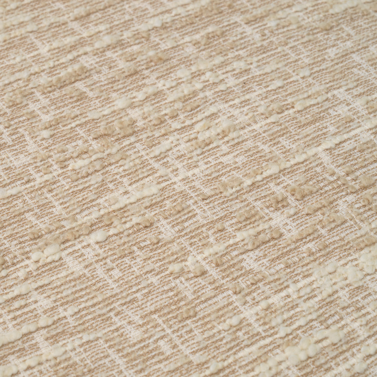 Close-up of Chair Fairburn highlighting Polyester, Acrylic and Bouclé Sonata Cream (Image 2)