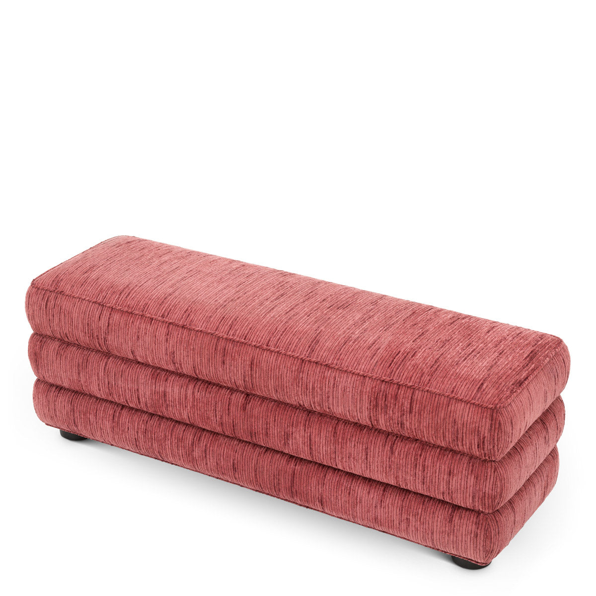 Bench Helmsley by Eichholtz in a styled setting — Terren Burgundy Red (Image 4)