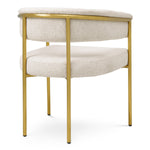 Packaging or detail view for Dining Chair Gainsley — Brass, Polyester & finish highlights (Image 7)