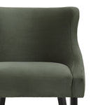 Eichholtz Dining Chair Chavelle — Black, Torrin Green Velvet hero image (Image 9)