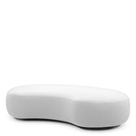 Eichholtz Bench Björn — Muslin White, Black Base hero image (Image 1)