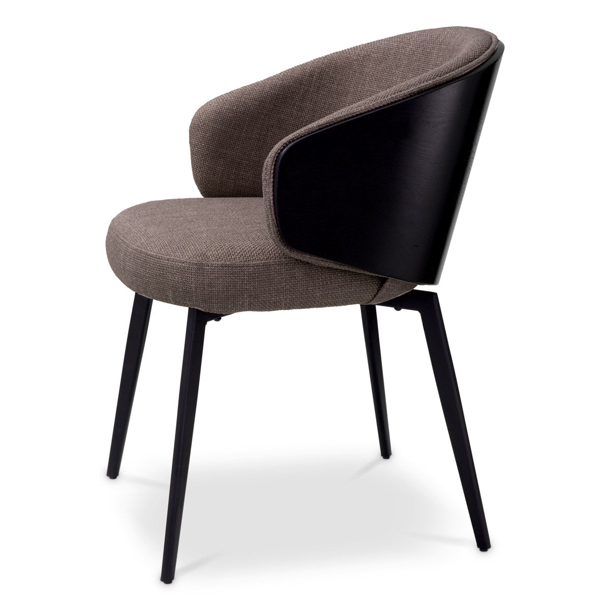 Dining Chair Camerota Scalea grey | black wooden back | black legs Chairs & Sofas A118262 5