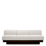 Sofa Bastion Seashell off-white | charcoal veneer base 50% polyester | 50% viscose Chairs & Sofas A118683 4