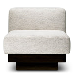 Chair Bastion Seashell off-white | charcoal veneer base 50% polyester | 50% viscose Chairs & Sofas A118980 4