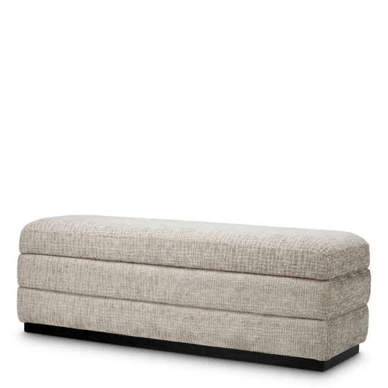 Bench Valmont Creststone beige | ebony finish, Including storage space A119221 2