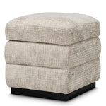 Stool Valmont Creststone beige | ebony finish, Including storage space A119222 2