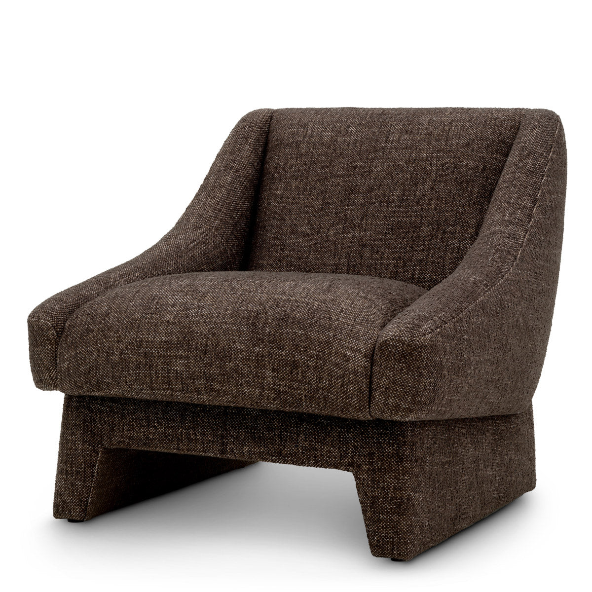 Chair Valore Renato brown 51% recycled polyester | 49% polyester Chairs & Sofas A119367 2