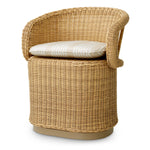 Outdoor Dining Chair San Remo Faux rattan | saville beige 43% polyester | 57% acrylic Outdoor A119476 2
