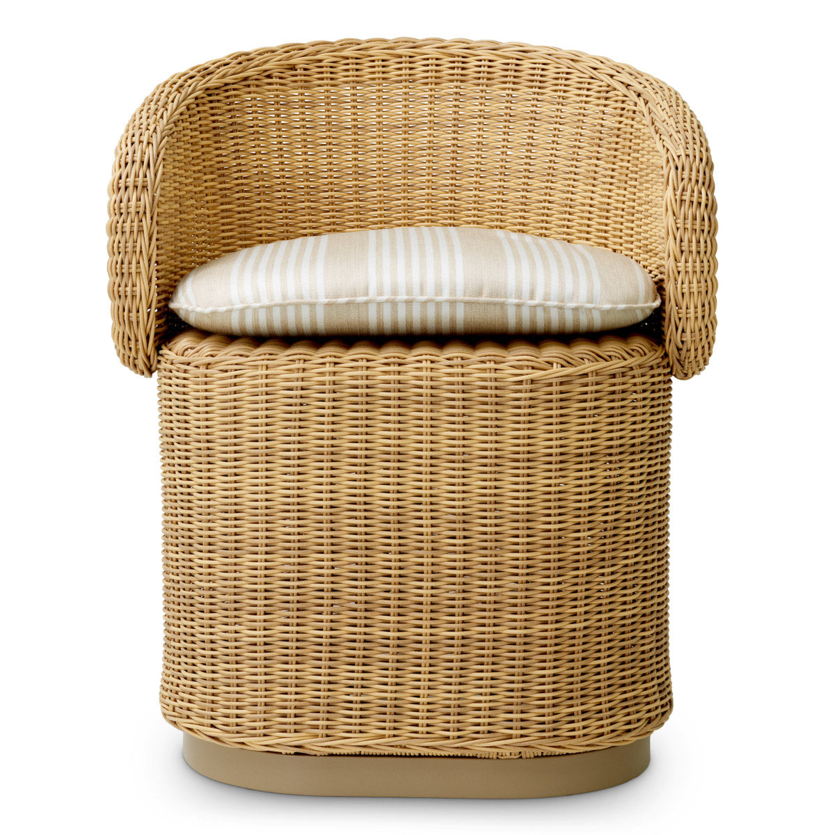 Outdoor Dining Chair San Remo Faux rattan | saville beige 43% polyester | 57% acrylic Outdoor A119476 4
