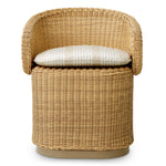 Outdoor Dining Chair San Remo Faux rattan | saville beige 43% polyester | 57% acrylic Outdoor A119476 4