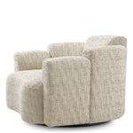 Swivel Chair Marbella Creststone beige | black swivel base 42% polyester | 29% acrylic | 26% viscose | 3% wool Chairs & Sofas A119785 6