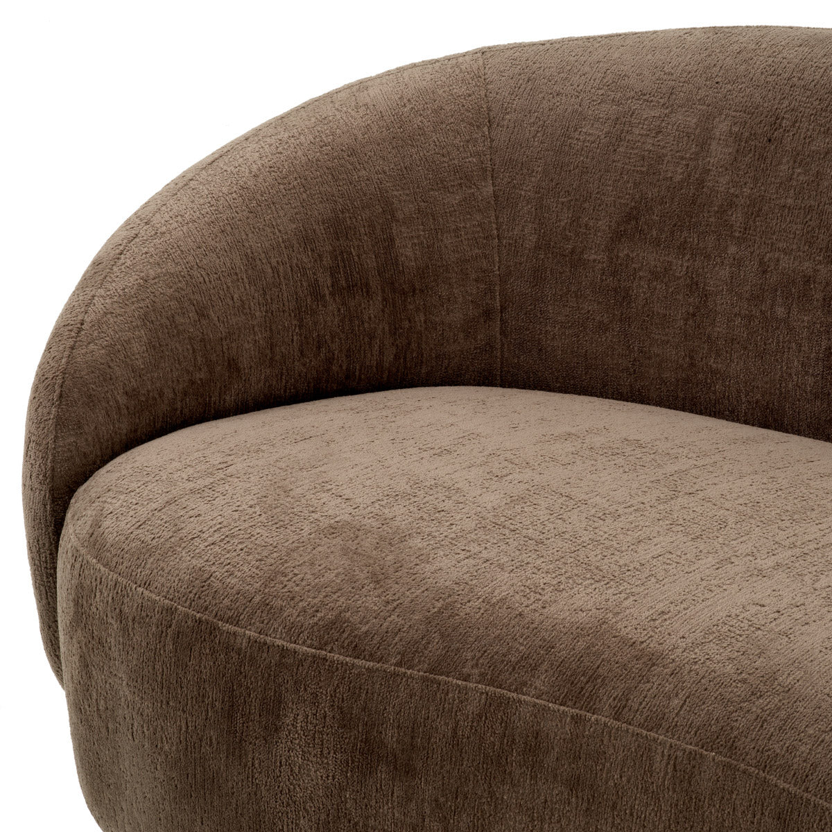 Sofa Amore Avelin brown | black base 100% polyester Chairs & Sofas A119809 8