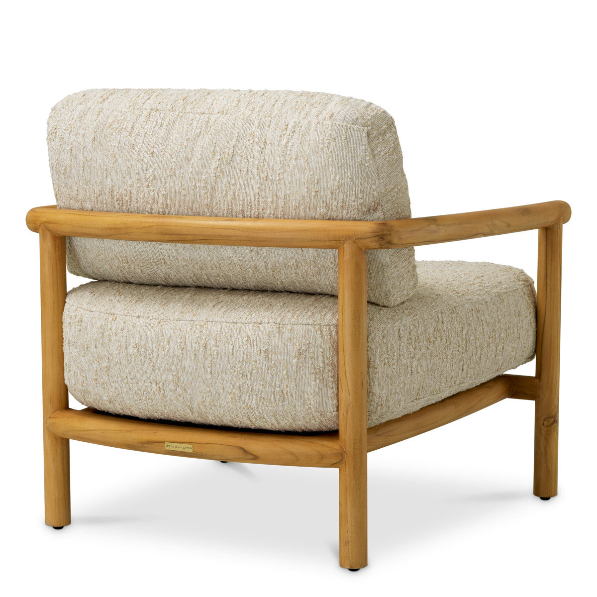 Outdoor Chair Ombria Natural teak | arden natural 100% polyester Outdoor A120255 5