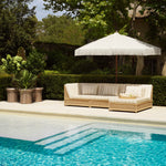 Outdoor Modular Chair Hampton corner Faux rattan | saville beige 43% polyester | 57% acrylic Outdoor A120305 3