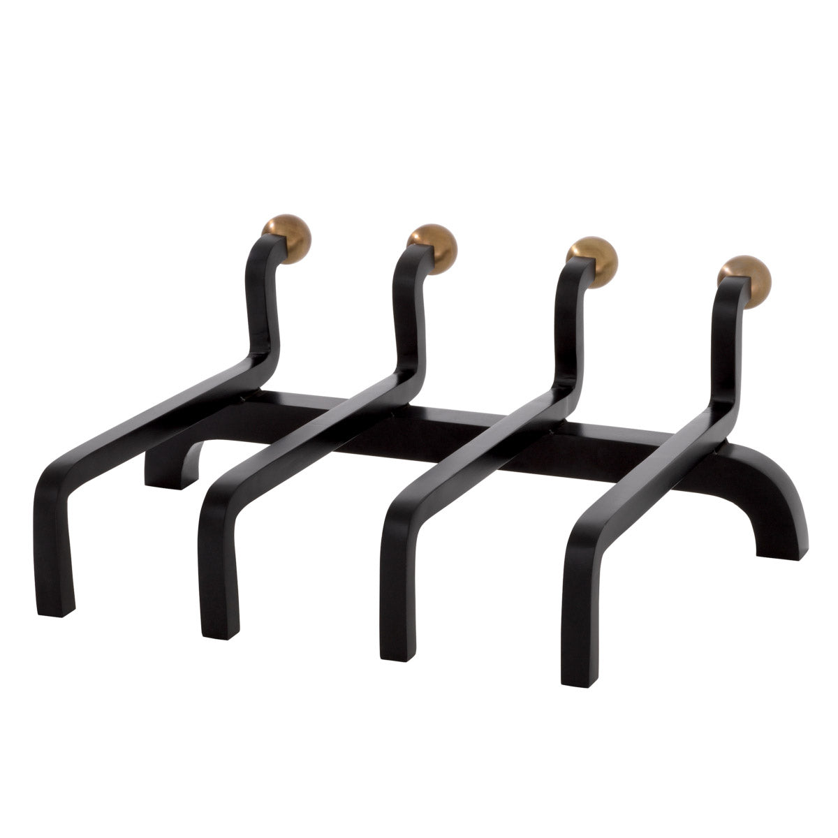 Eichholtz Andiron Brinon it, the air can circulate under the logs, allowing better burning and less smoke. Upright