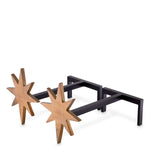 Eichholtz Andiron Star set of 2 Andiron Star makes for an accessory that adapts to any decor style. Made of wrought