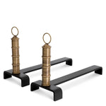 Eichholtz Andiron Vauxbons set of 2 The elegant style of this 2-piece set of Vauxbons Andirons makes these precious fireplace tools