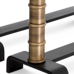 Eichholtz Andiron Vauxbons set of 2 base of the fireplace, they allow better oxygenation and combustion whilst keeping the logs from