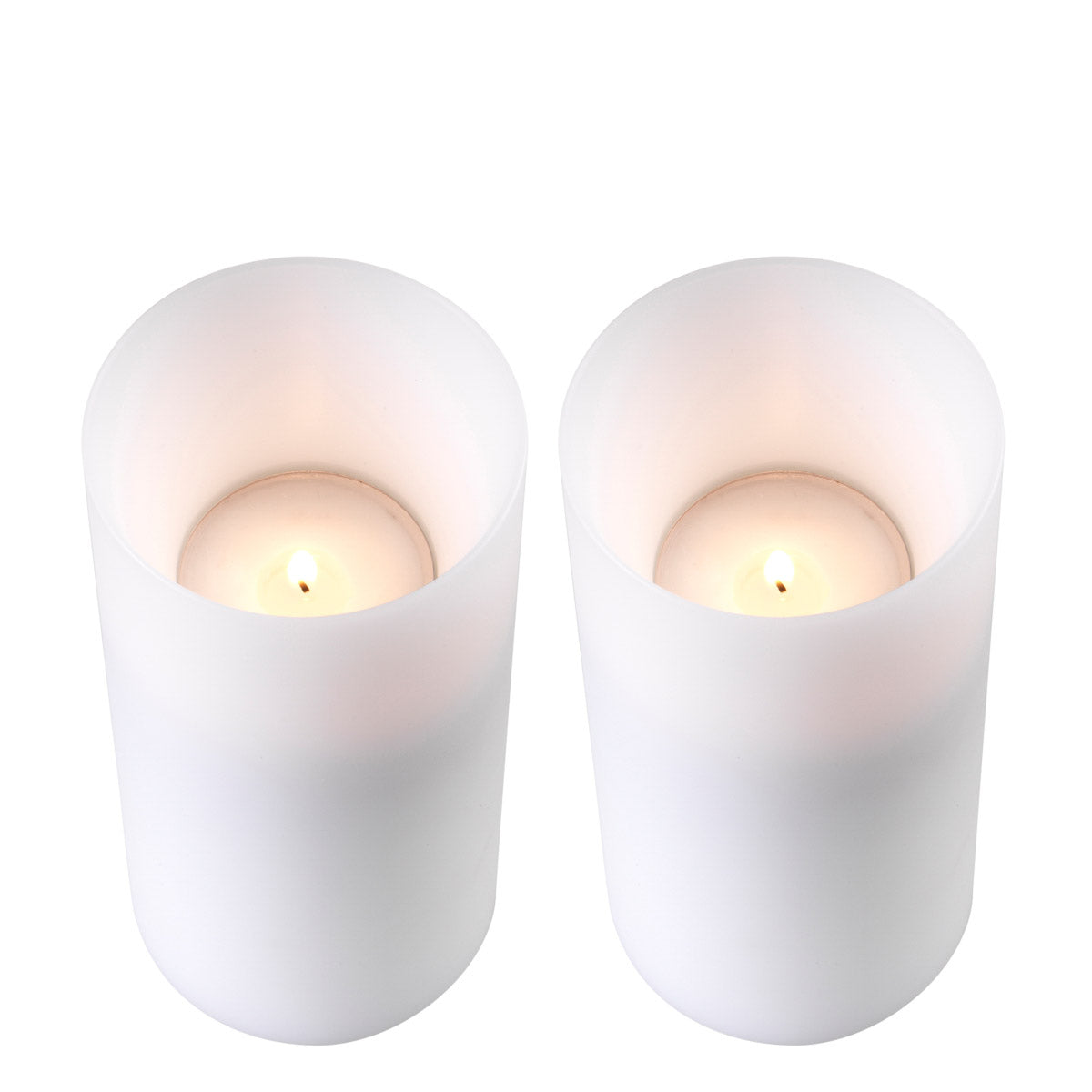 Eichholtz Artificial Candle deep¸ 10 x H. 21 cm set of 2 need to put in a tea light (not included). Artificial Candle deep¸ 10 x