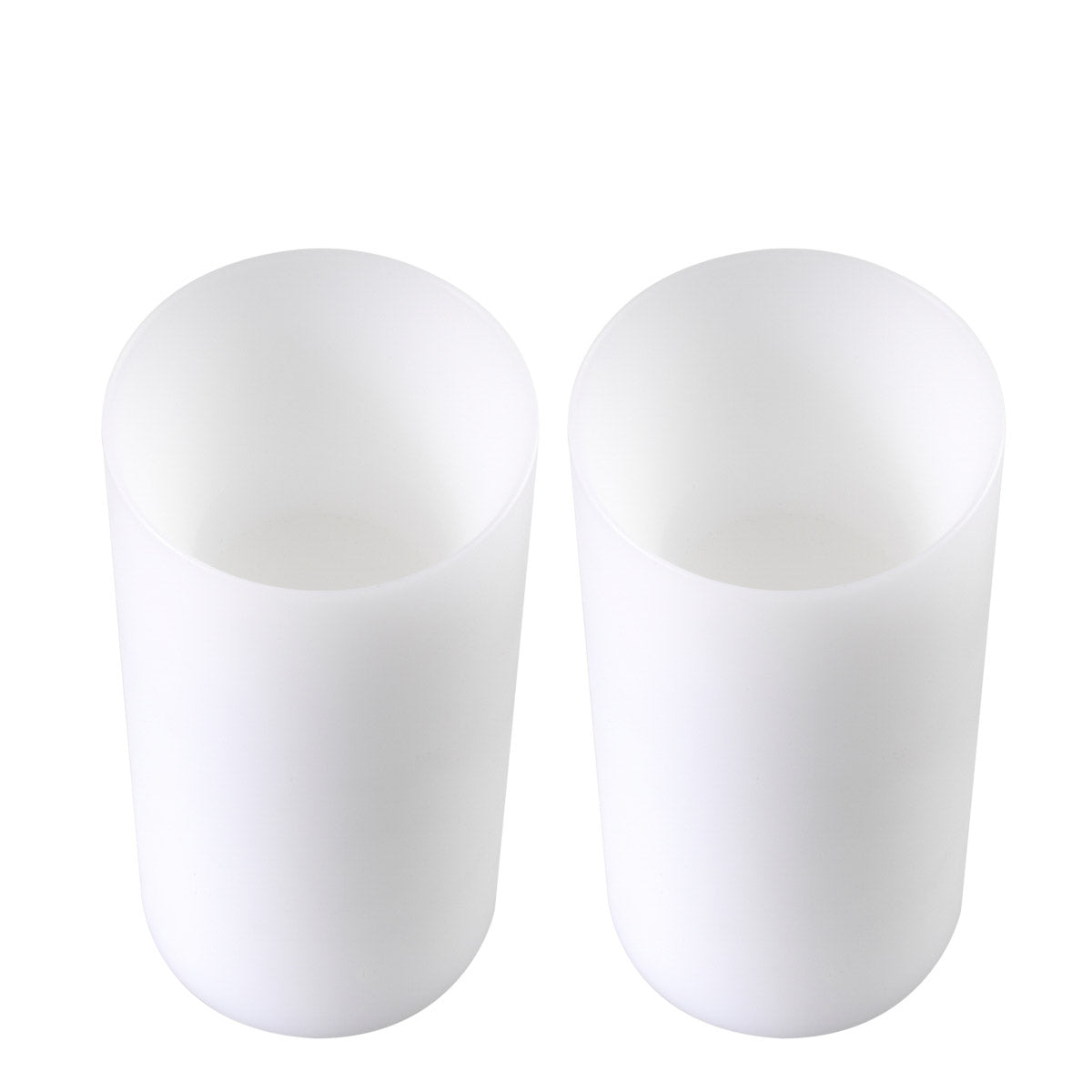 Eichholtz Artificial Candle deep¸ 10 x H. 21 cm set of 2 H. 21 cm set of 2 Crafted by Eichholtz this candle pairs refined design with