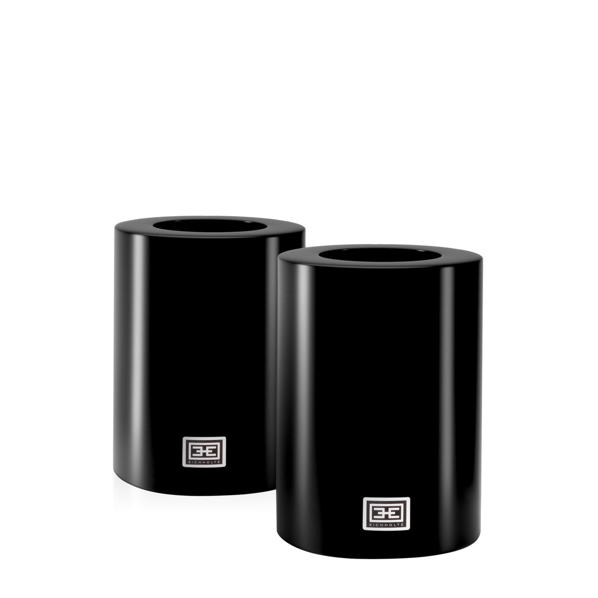 Eichholtz Artificial Candle¸ 10 x H. 15 cm set of 2 and cosy atmosphere in your home with this beautiful black set of 2 Artificial Cand...