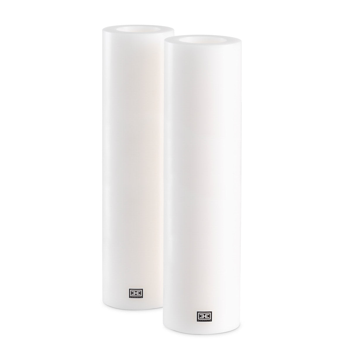 Eichholtz Artificial Candle¸ 12 x H. 45 cm set of 2 and cosy atmosphere in your home with this beautiful set of 2 white Artificial Candles