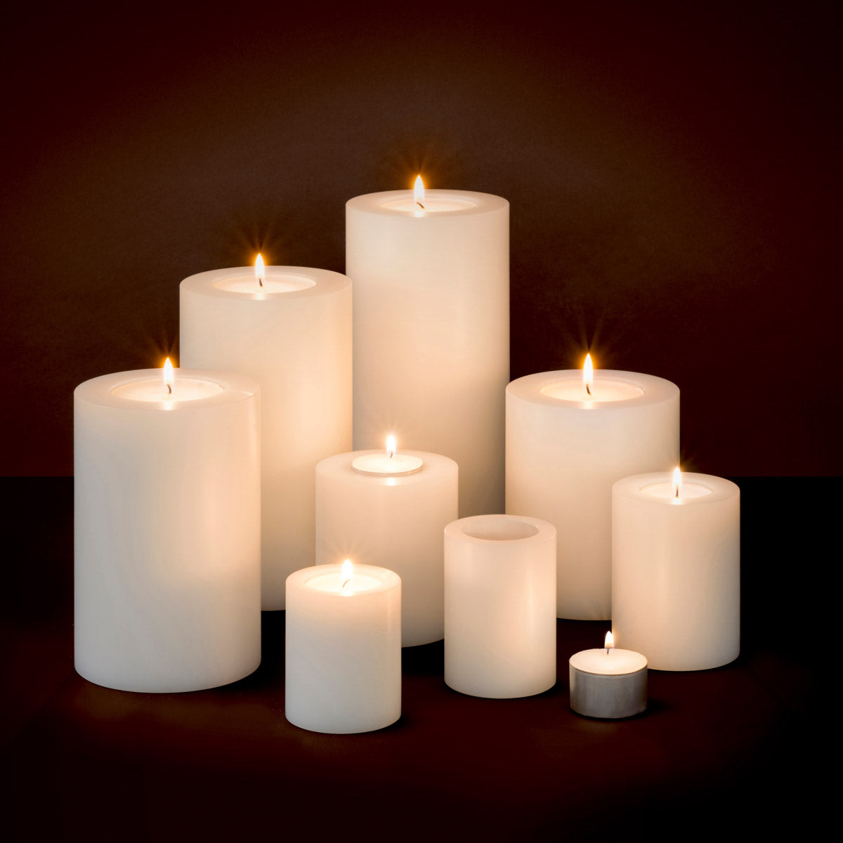 Eichholtz Artificial Candle¸ 7 x H. 9 cm set of 4 and cosy atmosphere in your home with this beautiful set of 4 Artificial Candles. They