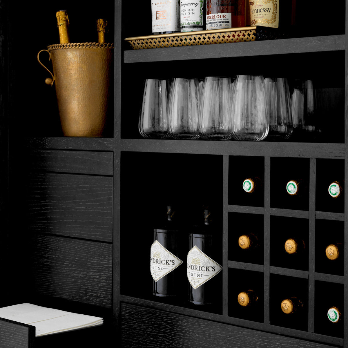 Eichholtz Bar Cabinet Connaught design with elevated materials for a statement in any luxury interior. Dimensions W 43.5" D