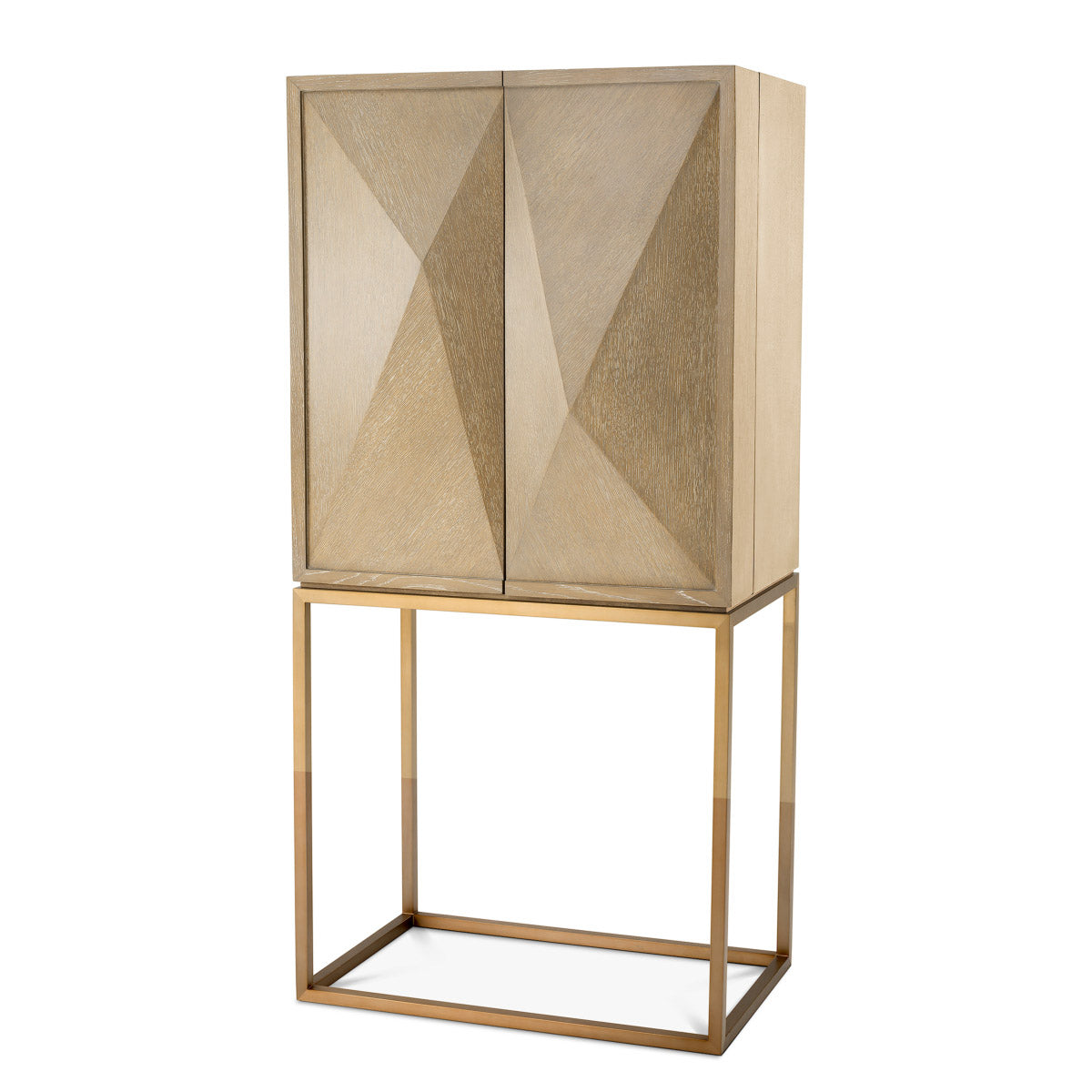Eichholtz Bar Cabinet Highland Present your collection of liquors and wines in the Mid-Century Modern style Bar Cabinet Highland.