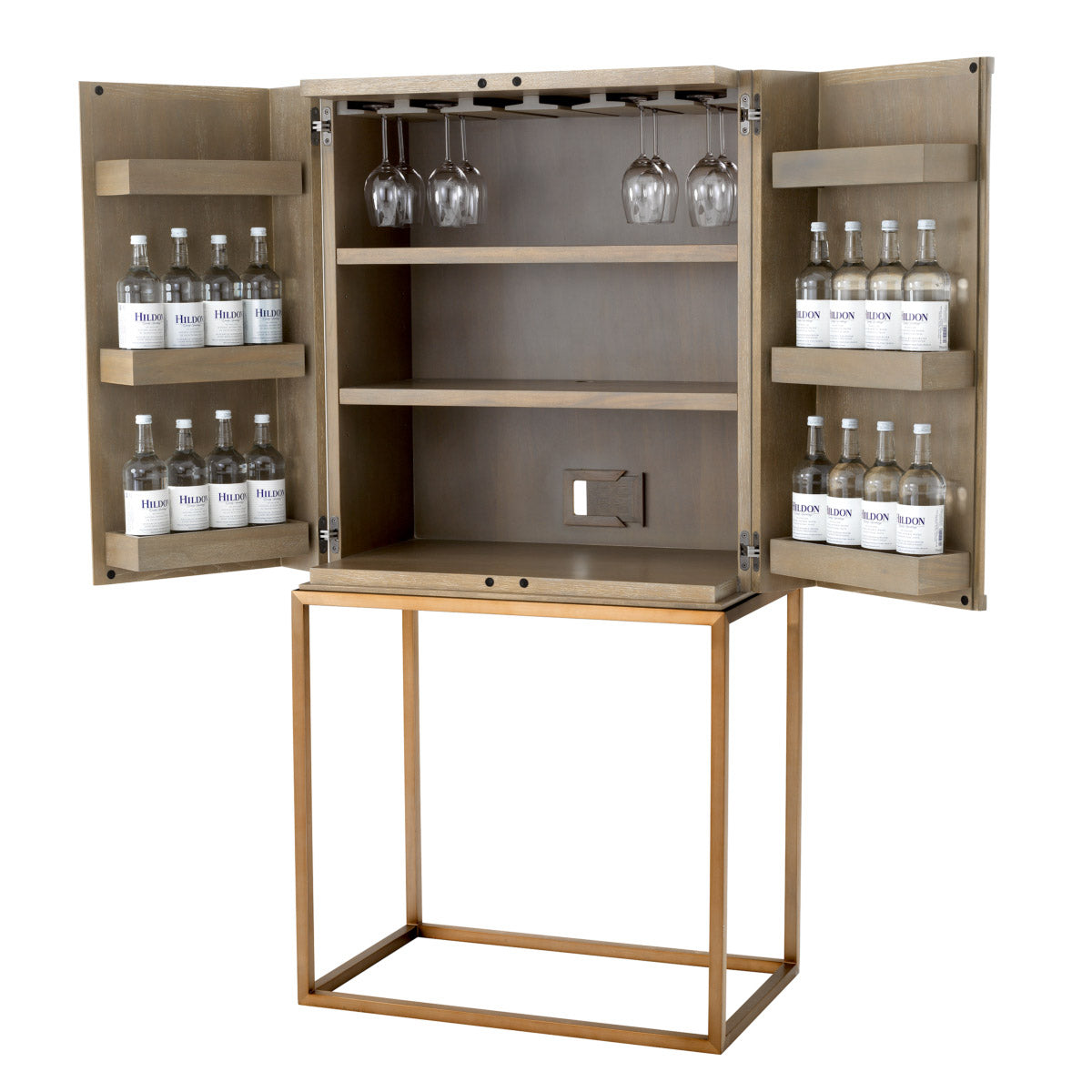 Eichholtz Bar Cabinet Highland will be a stylish and useful addition to your living space. Due to their triangular