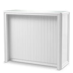 Eichholtz Bar Roland Immerse yourself in contemporary elegance with the Roland bar in semi-gloss white. This stunning piece