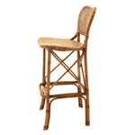 Eichholtz Bar Stool Colony Barstool. Drawing inspiration from vintage colonial barstools, this hand woven lightweight furniture piece fea...