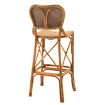 Eichholtz Bar Stool Colony with elevated materials for a statement in any luxury interior. Dimensions W 19.0" D 20.0"