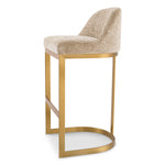 Eichholtz Bar Stool Condos The bar stool is elevated to new heights with its brushed brass finish, adding a