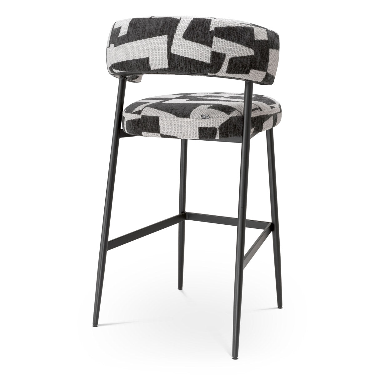 Eichholtz Bar Stool Folsom any luxury interior. Dimensions W 23.0" D 22.5" H 40.0" Expertly made for enduring style