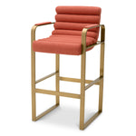 Eichholtz Bar Stool Olsen Introduce a pop of color and sophistication to your entertaining area with the Eichholtz Olsen