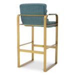 Eichholtz Bar Stool Olsen Eichholtz this barstool pairs refined design with elevated materials for a statement in any luxury