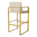 Eichholtz Bar Stool Olsen statement in any luxury interior. Dimensions W 21.0" D 22.5" H 42.0" Expertly made for