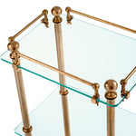 Eichholtz Bathroom Rack Devon this three-tier rack with vintage brass finish offers storage and style. This classic chic storage