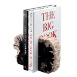 Eichholtz Bookend Opia set of 2 is crafted from a thick slice of petrified wood. Due to the nature of fossil