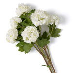 Eichholtz Bouquet of Hydrangeas snowball real touch 36 pcs hydrangeas, with pristine white tones that create a serene and sophisticated a...