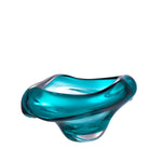 Turquoise Handblown Glass Bowl Darius