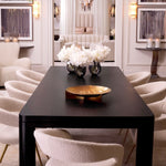 Eichholtz Bowl Kulm your table vignette. The glaze-like gloss of the vintage brass finish gives it a distressed