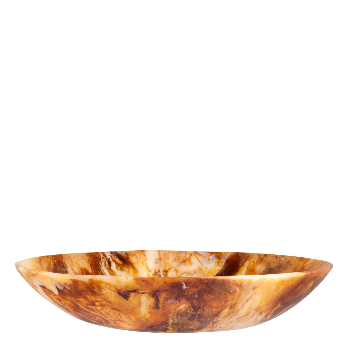 Eichholtz Bowl Mood Round mesmerizing swirl pattern in vibrant orange hues. Whether used as a striking centerpiece or a