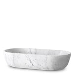 Eichholtz Bowl Terrebonne Discover the Bowl Terrebonne, a striking centerpiece crafted from solid white marble. Its generous size