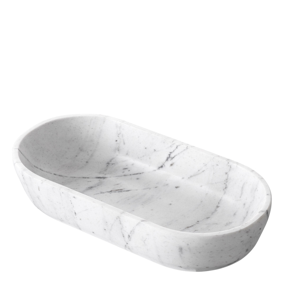 Eichholtz Bowl Terrebonne décor. Each bowl showcases the unique variations in color and veining that marble offers, ensuring