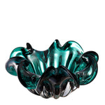 Eichholtz Bowl Triada This beautiful hand blown glass bowl features a gorgeous calyx shape with wavy rim. Bowl