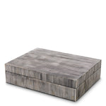 Eichholtz Box Lucille L Eichholtz's Box Lucille L is a stunning fusion of luxury and functionality. Artisan-crafted from grey